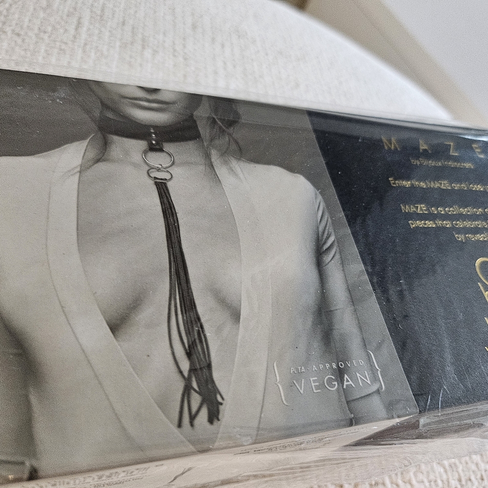 Maze Vegan Tassel Choker